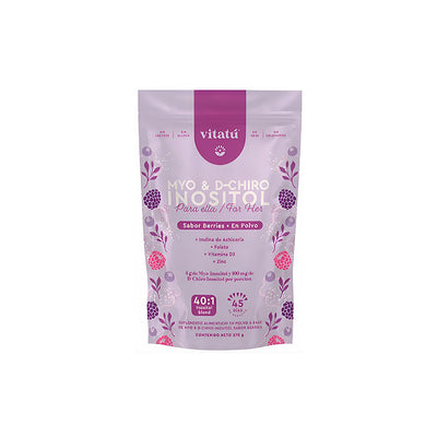 Inositol Myo & D-Chiro en Polvo sabor Berries 225g