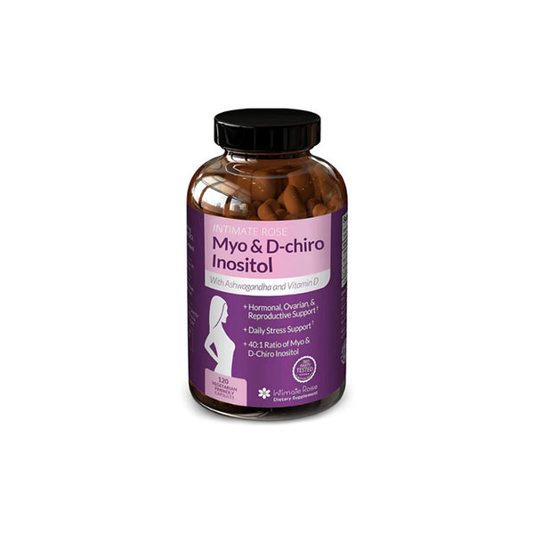 Inositol Myo & D-Chiro + Ashwagandha + Vitamina D 120 cápsulas