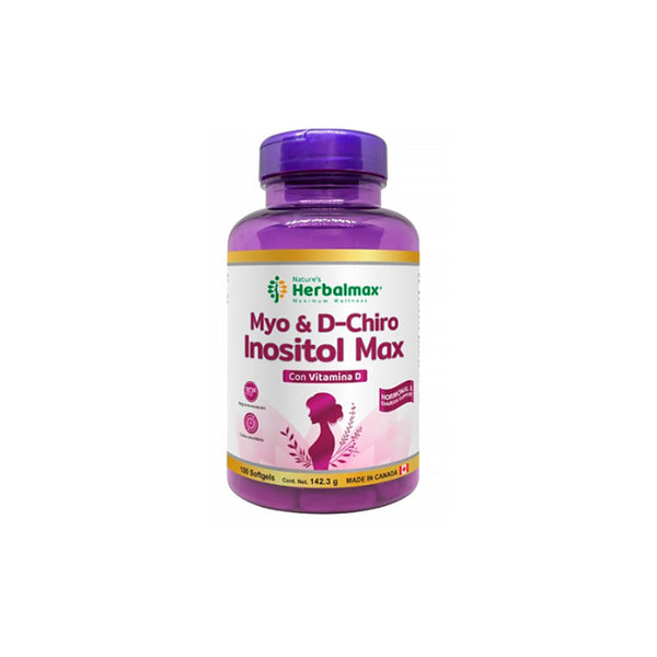 Inositol Myo & D-Chiro + Vitamina D 100 cápsulas