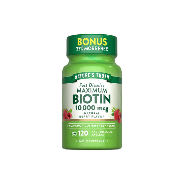 Biotina 10000mcg 120 tabletas