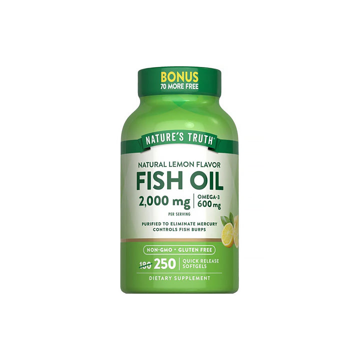 Aceite de Pescado 2000mg 250 cápsulas blandas