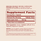 Ácido Alfa Lipoico 600mg 60 cápsulas