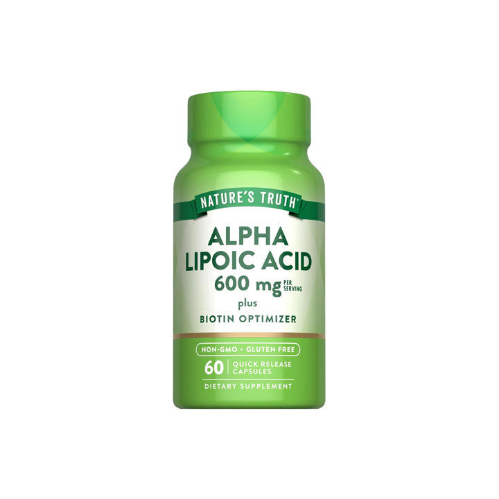 Ácido Alfa Lipoico 600mg 60 cápsulas
