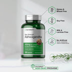 Ashwagandha 4500mg + Extracto de Pimienta Negra 120 cápsulas