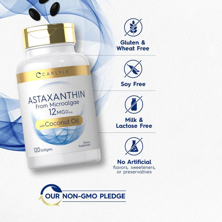 Astaxantina 12mg 120 cápsulas