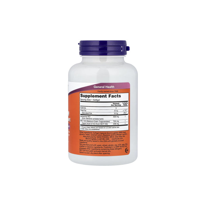 Berberina Soporte de Glucosa 90 cápsulas blandas