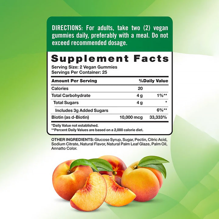 Biotina 10000mcg 50 gomitas