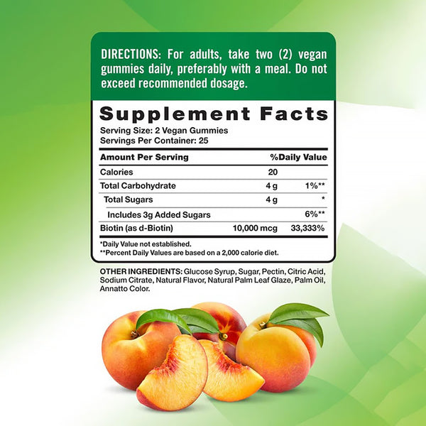 Biotina 10000mcg 50 gomitas