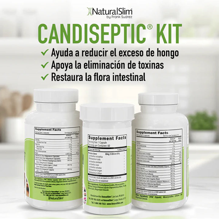 Candiseptic Kit — Limpieza de Hongo Cándida 28 días
