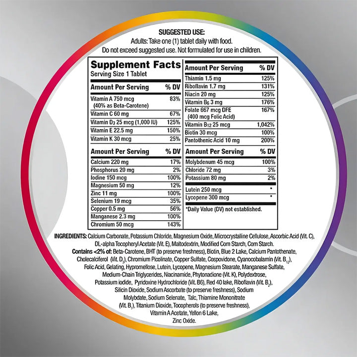 Centrum Silver Adultos 50+ 325 tabletas