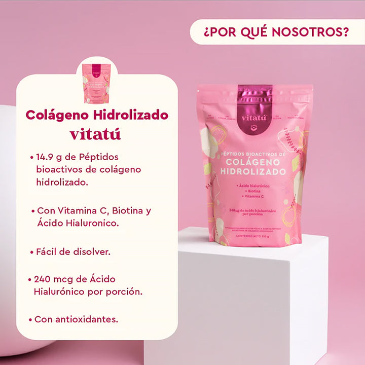 Colágeno Hidrolizado con Péptidos 300g