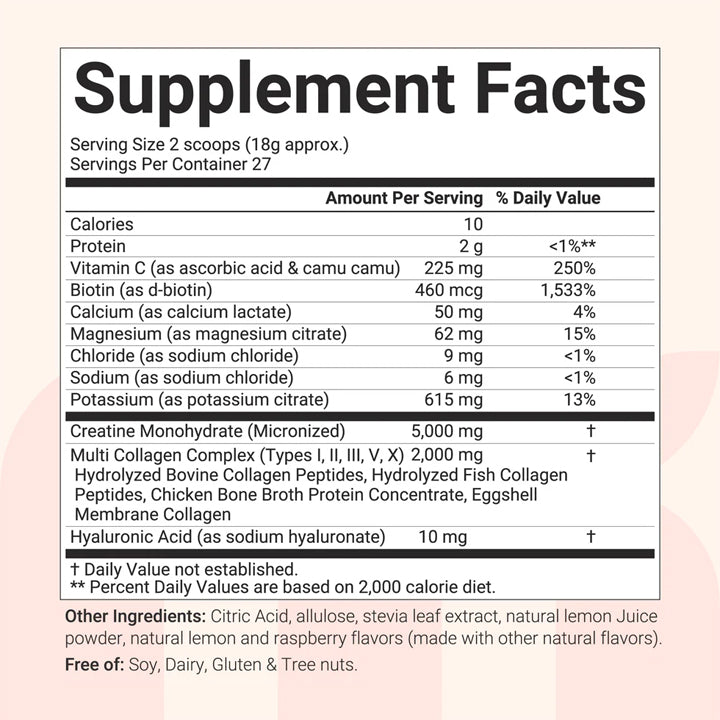 Creatina para Mujeres 500g