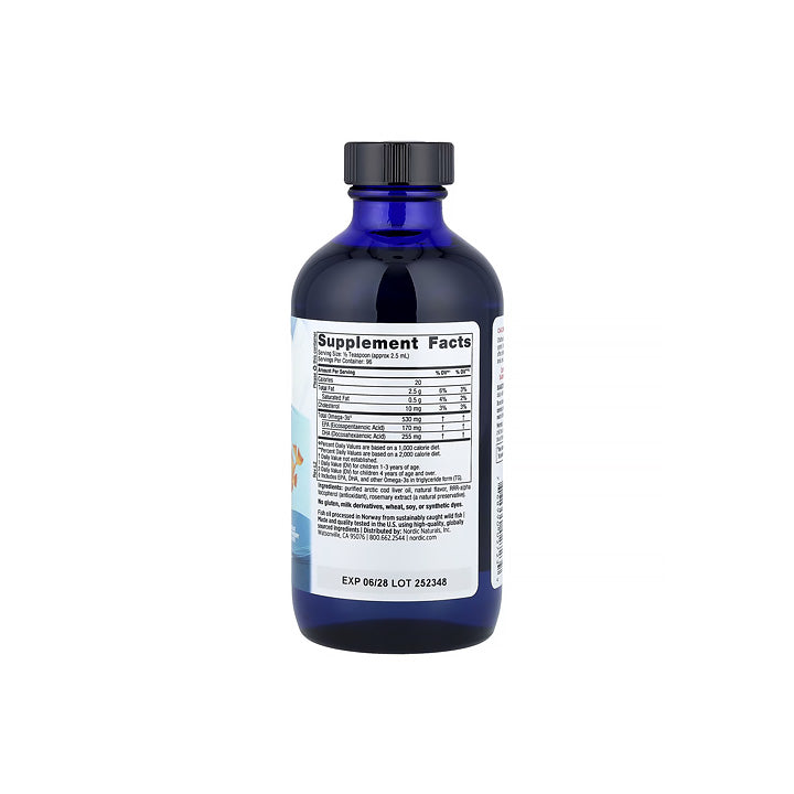DHA Líquido para Niños Sabor Naranja 8oz