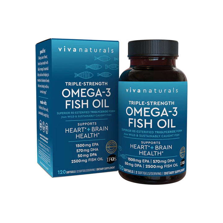 Omega-3 Triple Fuerza 120 cápsulas blandas