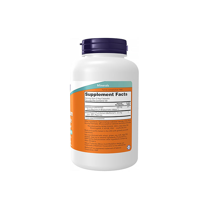 Glicinato de Magnesio 100mg 180 tabletas