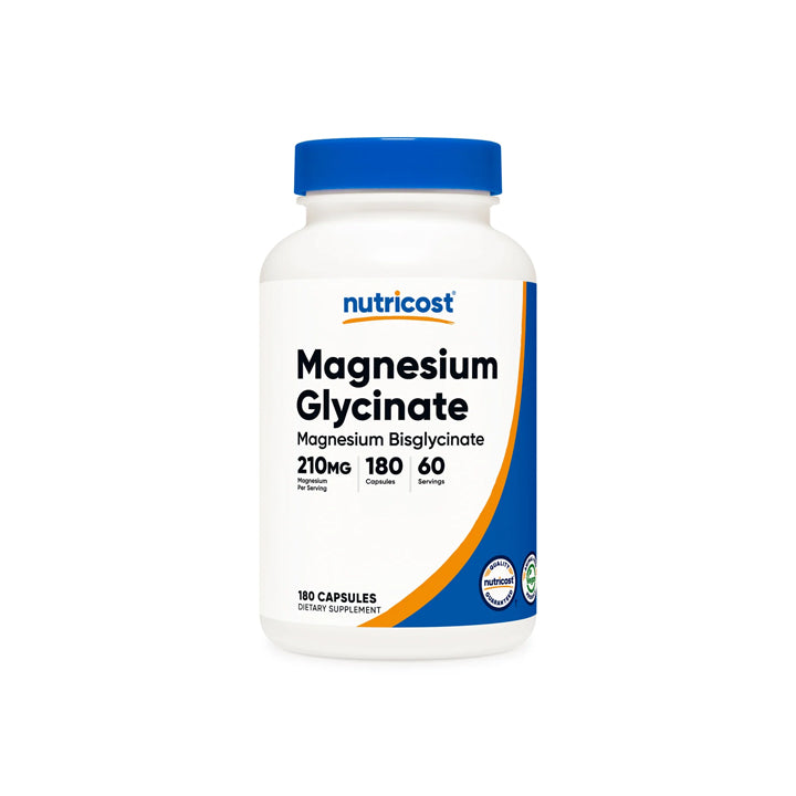 Glicinato de Magnesio 210mg 180 cápsulas