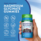 Glicinato de Magnesio 200mg 60 gomitas