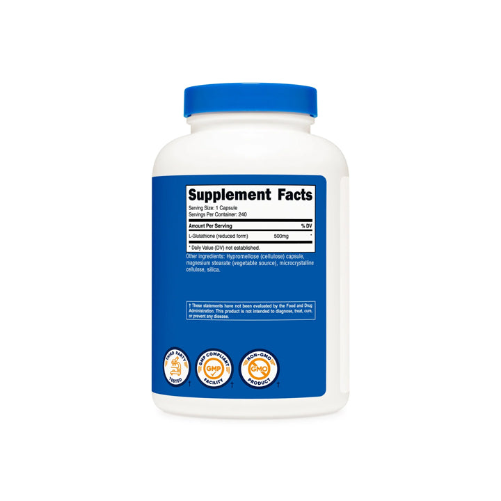 Glutatión 500mg 240 cápsulas