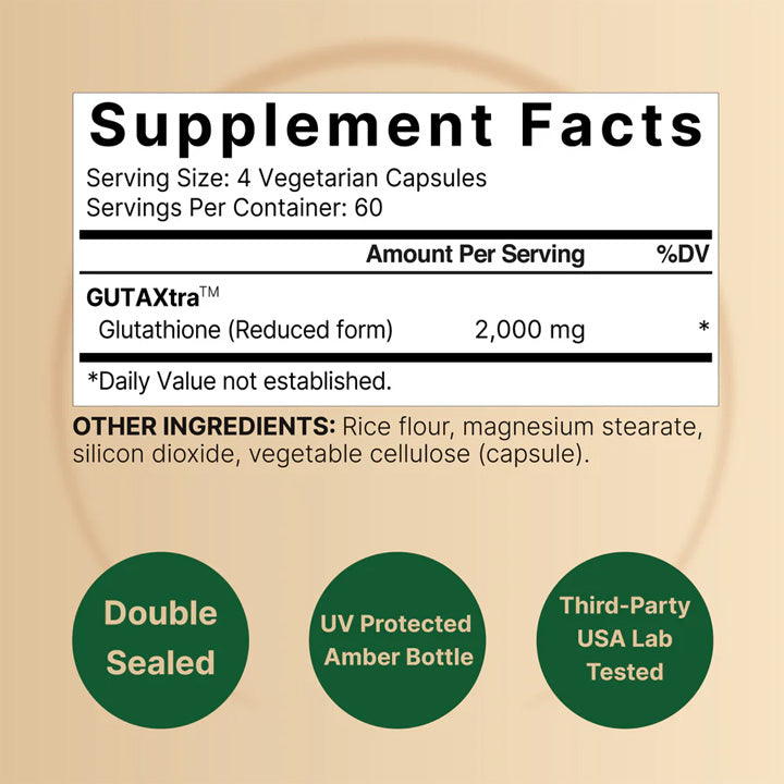 Glutatión 2000mg 240 cápsulas