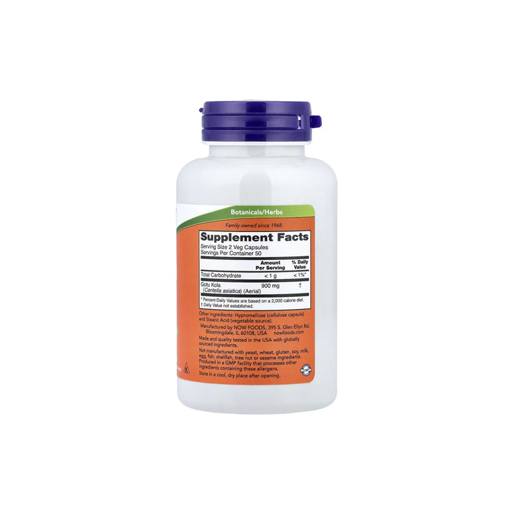 Gotu Kola 450mg 100 cápsulas