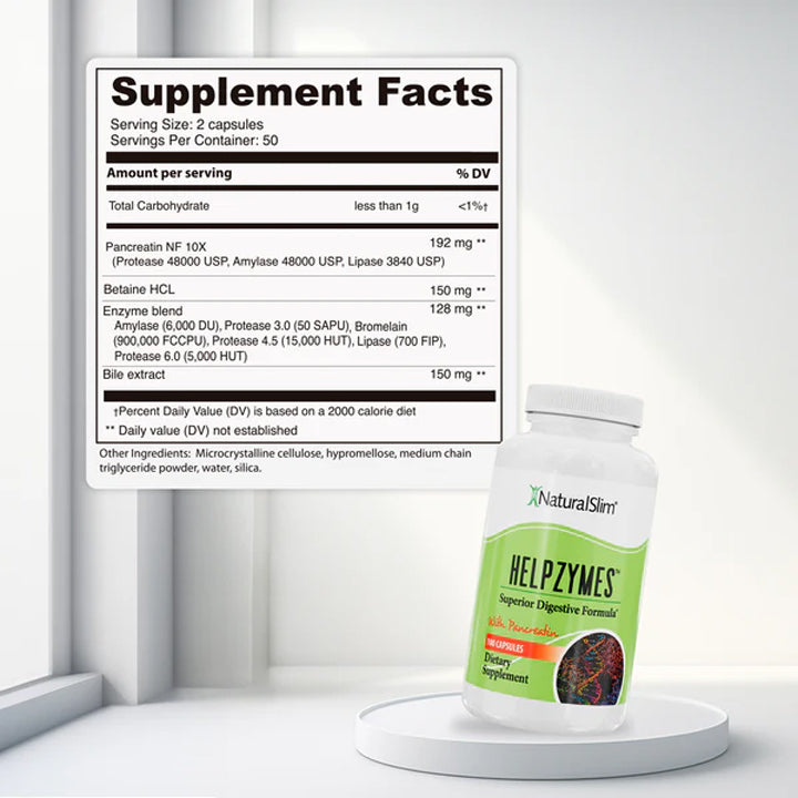 HelpZymes Enzimas Digestivas