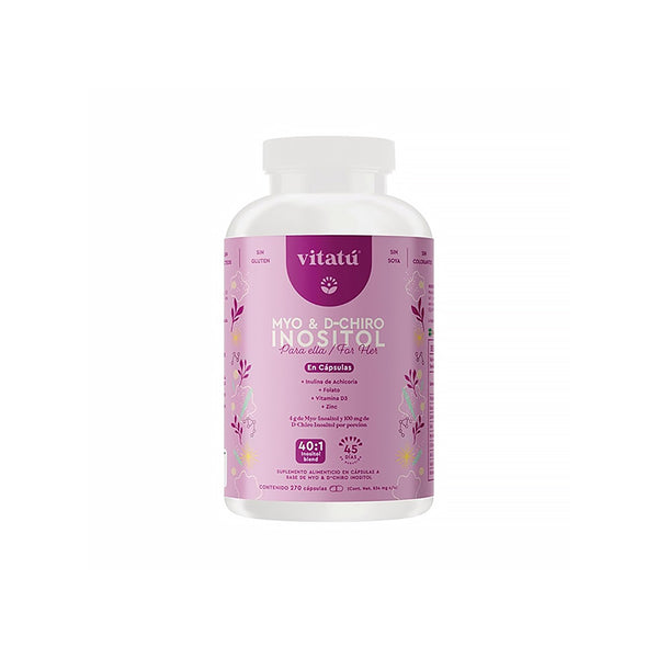 Inositol Myo & D-Chiro 270 cápsulas