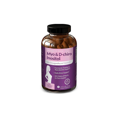 Inositol Myo & D-Chiro + Ashwagandha + Vitamina D 120 cápsulas