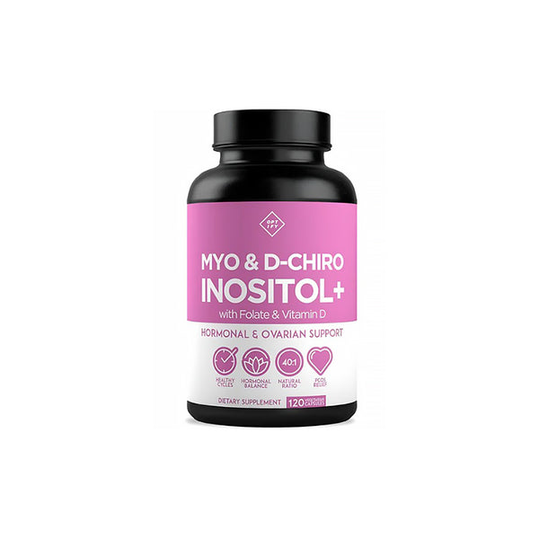 Inositol Myo & D-Chiro + Folato + Vitamina D 120 cápsulas