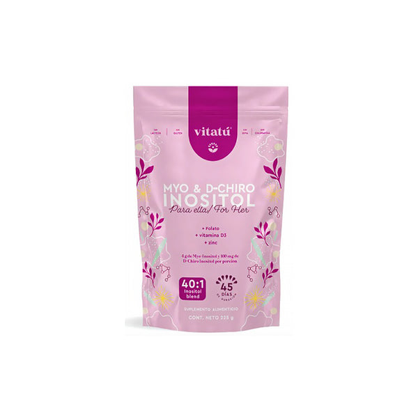 Inositol Myo & D-Chiro en Polvo Sabor Clásico 225g