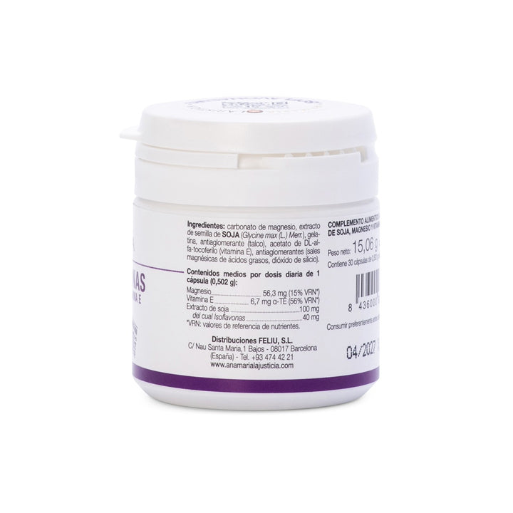 Isoflavonas con Magnesio y Vitamina E