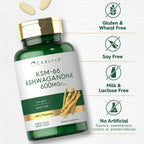 KSM-66 Ashwagandha 600mg 120 tabletas