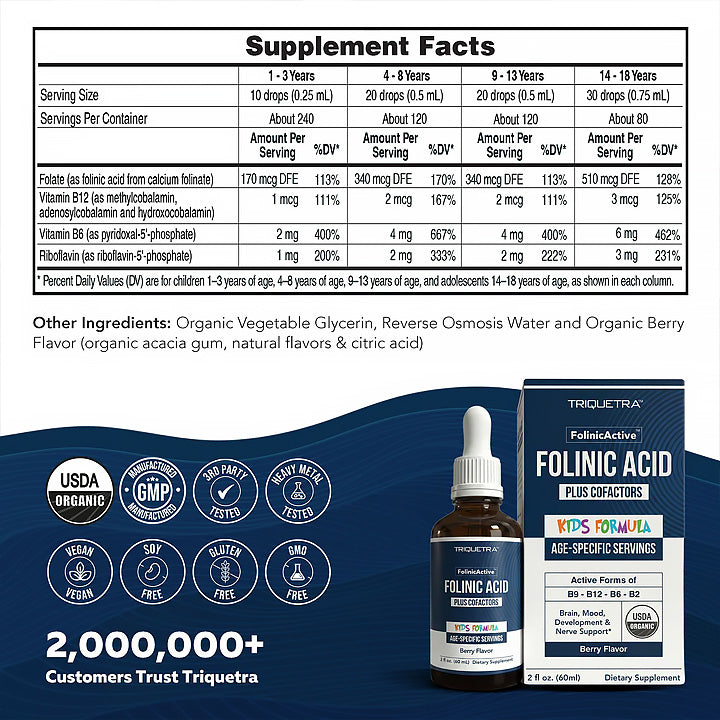 Ácido Folínico Kids Formula