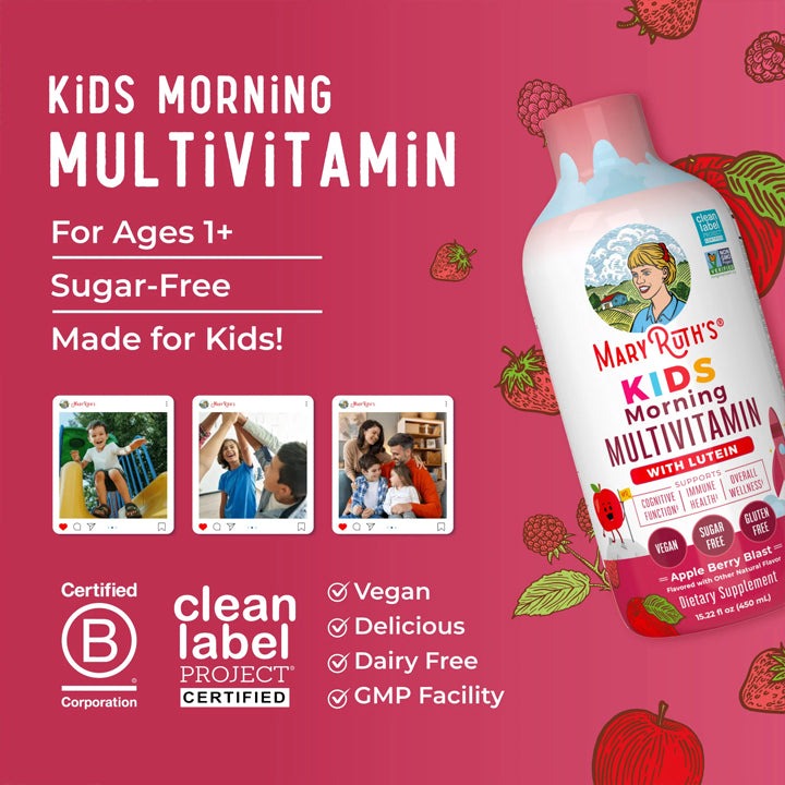 Multivitamínico Líquido para Niños sabor Apple Berry Blast 450ml