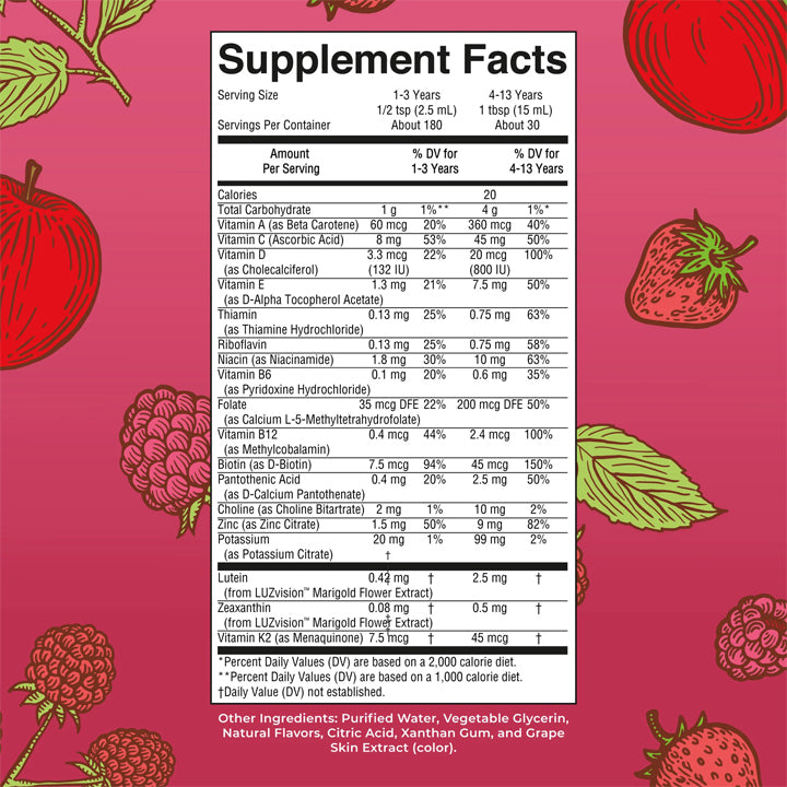Multivitamínico Líquido para Niños sabor Apple Berry Blast 450ml