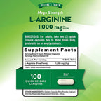 L-Arginina 1000mg 100 cápsulas