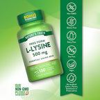 L-Lisina 500mg 130 cápsulas