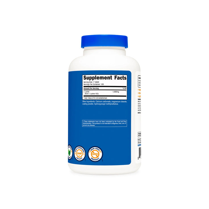 L-Lisina 1000mg 120 tabletas
