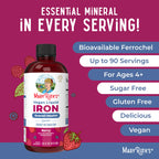 Hierro Líquido Vegano sabor Berries 450ml