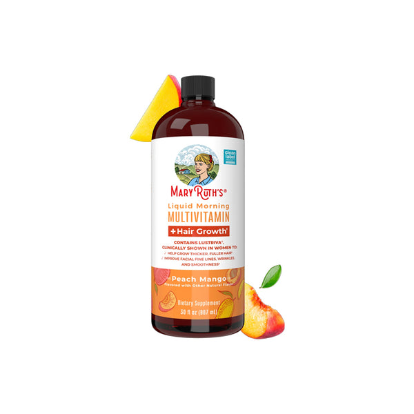 Multivitamínico Líquido de Mañana + Crecimiento Capilar sabor Mango 887ml