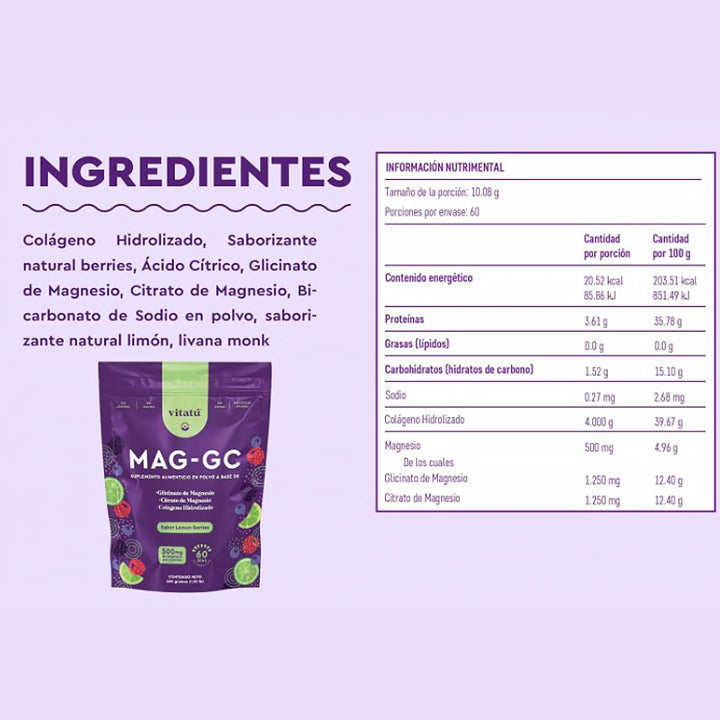 Mag GC sabor Lemon Berries 600gr