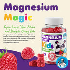 Magnesio para Niños 100mg 60 gomitas