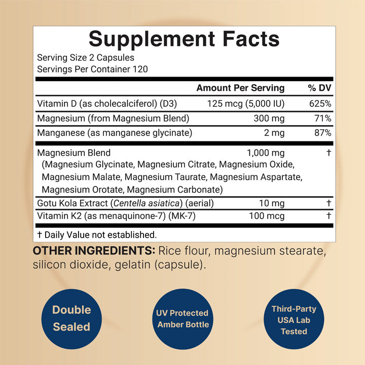 Magnesio Complex 12 en 1 de 1000 mg