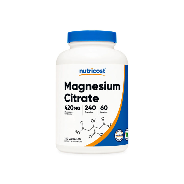 Citrato de Magnesio 420mg 240 cápsulas