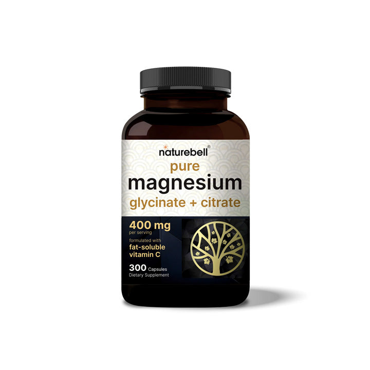Magnesio Glicinato + Citrato 300 cápsulas
