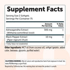 Ashwagandha + Aceite MCT 300 cápsulas blandas