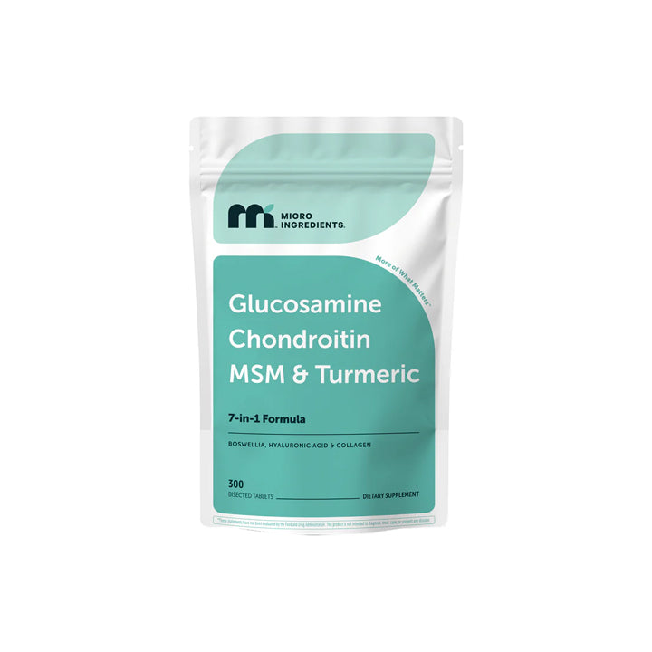 Glucosamina, Condroitina, MSM y Cúrcuma 300 tabletas