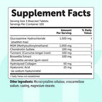 Glucosamina, Condroitina, MSM y Cúrcuma 300 tabletas