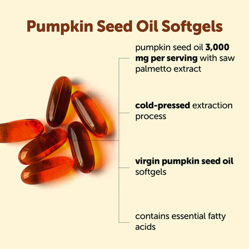 Aceite de Semilla de Calabaza 3,000mg 300 cápsulas blandas