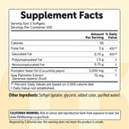 Aceite de Semilla de Calabaza 3,000mg 300 cápsulas blandas