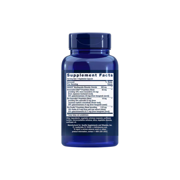 NAD+ Regenerador Celular + Resveratrol 30 cápsulas